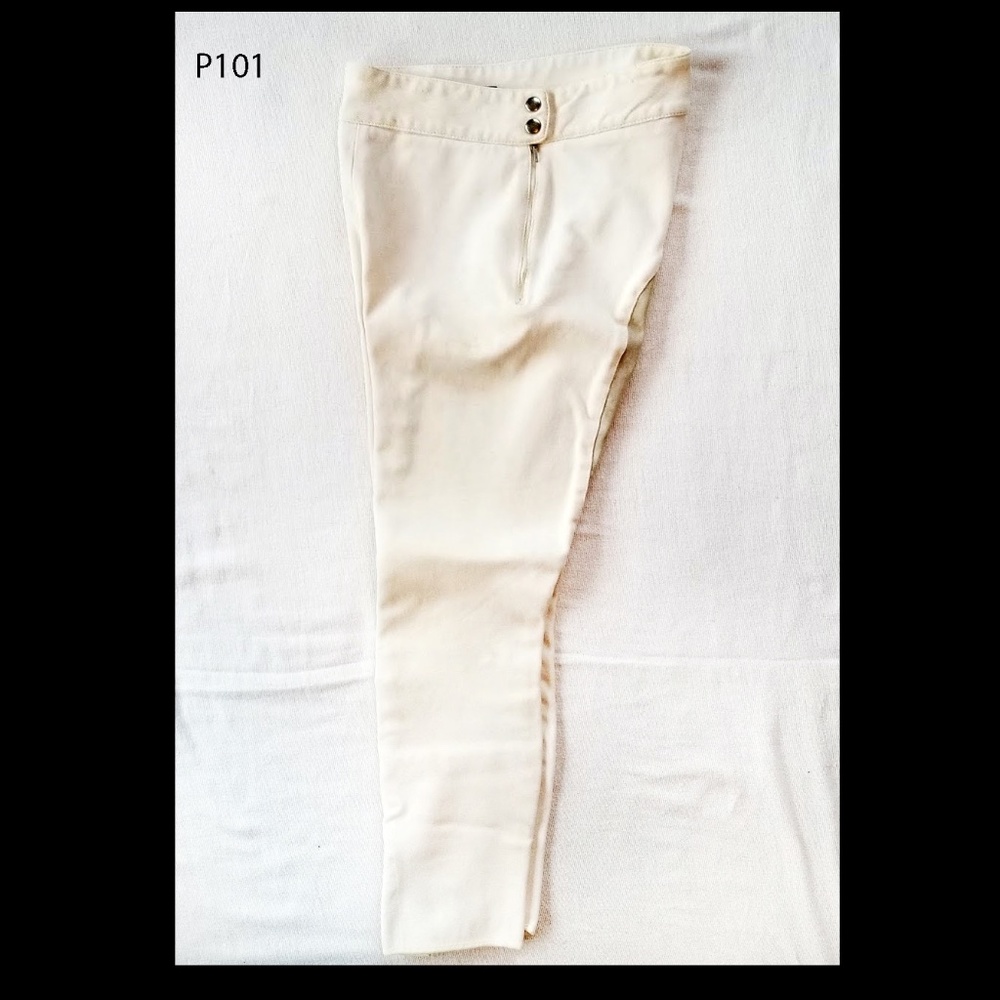 USED Ladies Euro Star white equestrian breeches